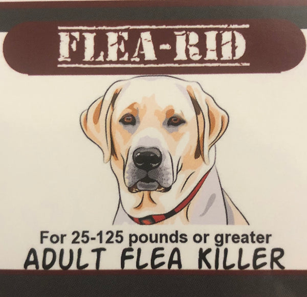Flea-Rid Flea Killer - 57mg for 25-125 pounds or greater
